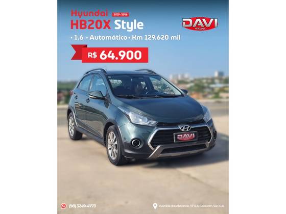 HYUNDAI HB20X 1.6 16V STYLE FLEX 4P AUTOMÁTICO